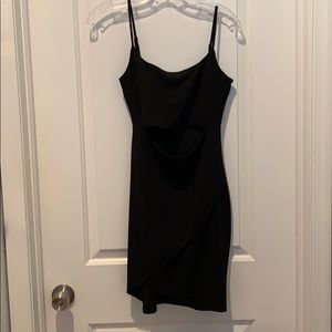 LULU’s little black dress LBD cutout on the town